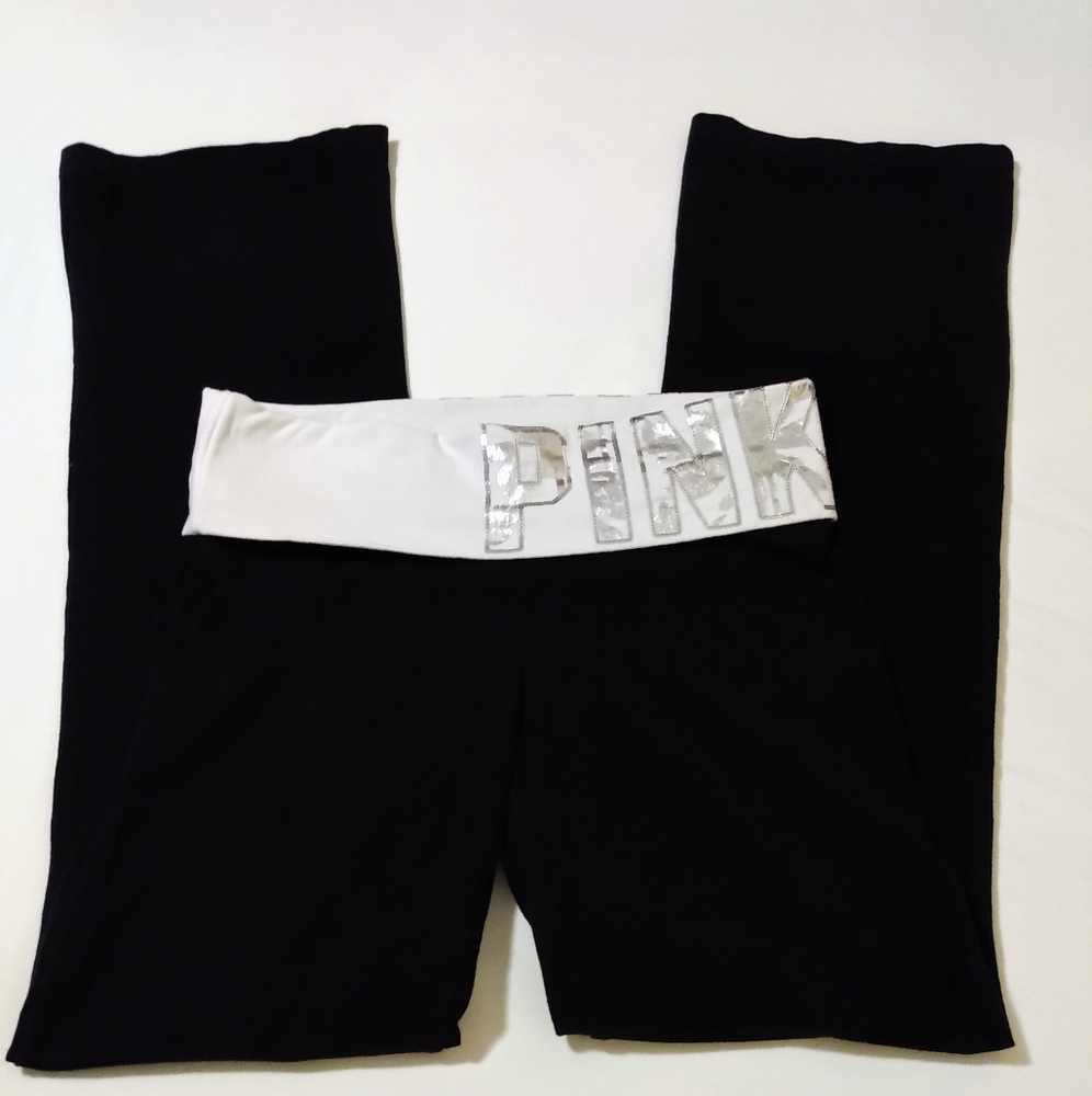❤️ PINK Victoria's Secret Fold Over Yoga Pants